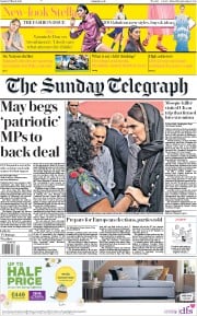 The Sunday Telegraph () Newspaper Front Page for 17 March 2019
