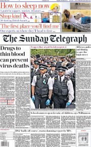 The Sunday Telegraph () Newspaper Front Page for 17 May 2020