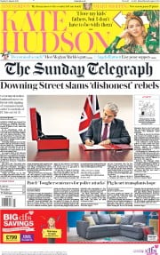 The Sunday Telegraph () Newspaper Front Page for 18 August 2019