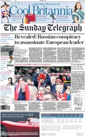 The Sunday Telegraph () Newspaper Front Page for 19 February 2017