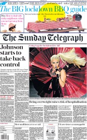 The Sunday Telegraph () Newspaper Front Page for 19 April 2020