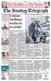 The Sunday Telegraph () Newspaper Front Page for 19 June 2022