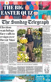 The Sunday Telegraph () Newspaper Front Page for 1 April 2018