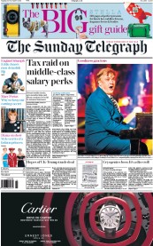 The Sunday Telegraph () Newspaper Front Page for 20 November 2016