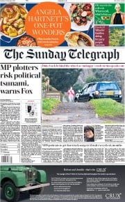 The Sunday Telegraph () Newspaper Front Page for 20 January 2019