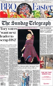 The Sunday Telegraph () Newspaper Front Page for 21 April 2019