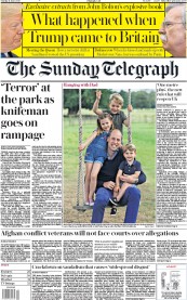 The Sunday Telegraph () Newspaper Front Page for 21 June 2020