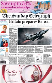 The Sunday Telegraph () Newspaper Front Page for 22 November 2015