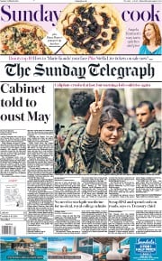 The Sunday Telegraph () Newspaper Front Page for 24 March 2019
