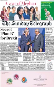 The Sunday Telegraph () Newspaper Front Page for 25 November 2018