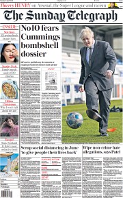 The Sunday Telegraph () Newspaper Front Page for 25 April 2021