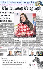 The Sunday Telegraph () Newspaper Front Page for 26 February 2023