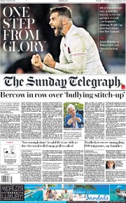 The Sunday Telegraph () Newspaper Front Page for 27 October 2019