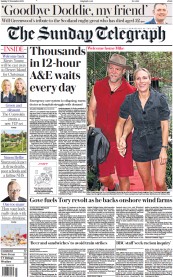 The Sunday Telegraph () Newspaper Front Page for 27 November 2022