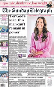 The Sunday Telegraph () Newspaper Front Page for 27 March 2022