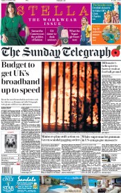 The Sunday Telegraph () Newspaper Front Page for 28 October 2018