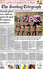 The Sunday Telegraph () Newspaper Front Page for 28 February 2021
