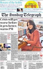 The Sunday Telegraph () Newspaper Front Page for 29 March 2020
