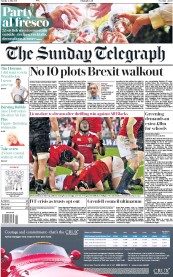The Sunday Telegraph () Newspaper Front Page for 2 July 2017