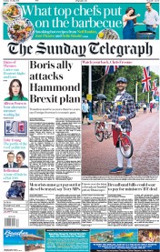 The Sunday Telegraph () Newspaper Front Page for 30 July 2017
