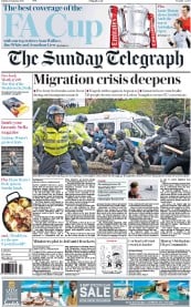 The Sunday Telegraph () Newspaper Front Page for 31 January 2016