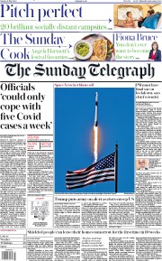 The Sunday Telegraph () Newspaper Front Page for 31 May 2020