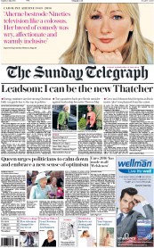 The Sunday Telegraph () Newspaper Front Page for 3 July 2016