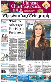 The Sunday Telegraph () Newspaper Front Page for 4 December 2016