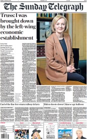 The Sunday Telegraph () Newspaper Front Page for 5 February 2023
