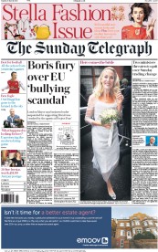 The Sunday Telegraph () Newspaper Front Page for 6 March 2016