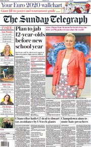 The Sunday Telegraph () Newspaper Front Page for 6 June 2021
