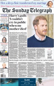 The Sunday Telegraph () Newspaper Front Page for 8 January 2023