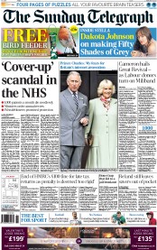 The Sunday Telegraph () Newspaper Front Page for 8 February 2015