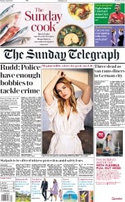 The Sunday Telegraph () Newspaper Front Page for 8 April 2018