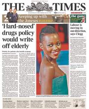 The Times () Newspaper Front Page for 17 February 2014