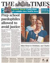 The Times () Newspaper Front Page for 18 December 2013
