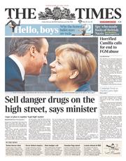 The Times () Newspaper Front Page for 28 February 2014