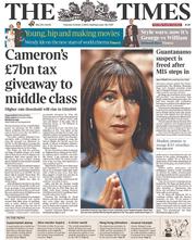 The Times () Newspaper Front Page for 2 October 2014