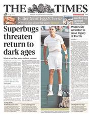 The Times () Newspaper Front Page for 2 July 2014