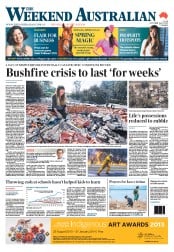 Weekend Australian (Australia) Newspaper Front Page for 19 October 2013
