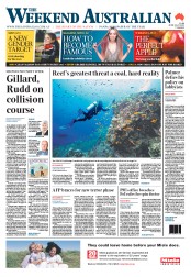 Weekend Australian (Australia) Newspaper Front Page for 22 June 2013